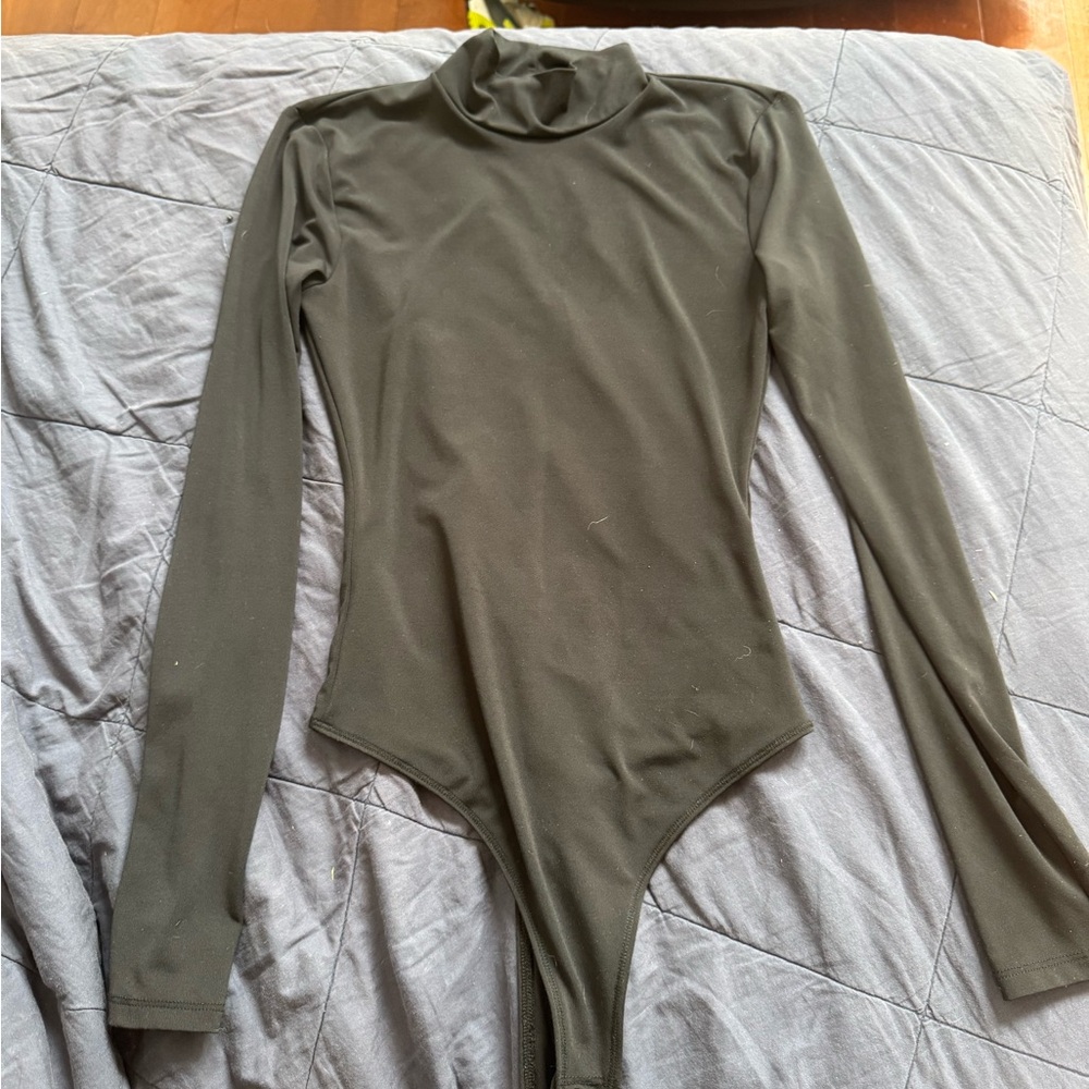 Abercrombie & Fitch black  Long-Sleeve Turtleneck Bodysuit